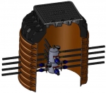 Geotermal 3x2 v prerezu